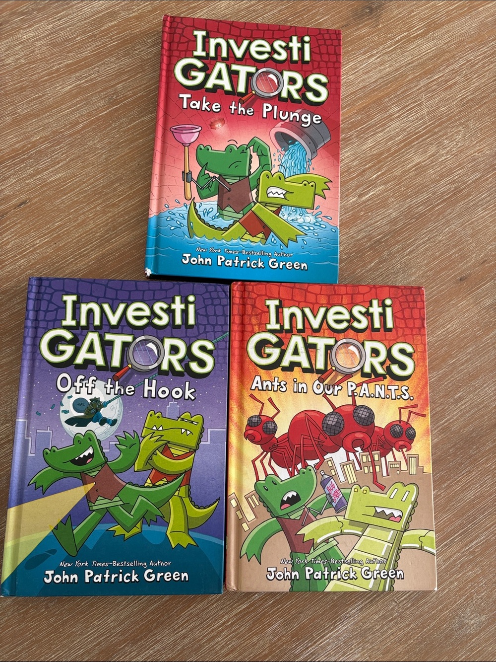 New InvestiGators Books By John Patrick Green (2,3,4) 3 Books As Shown